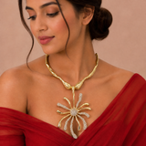 Celestial Burst Statement Collar Necklace - View 2