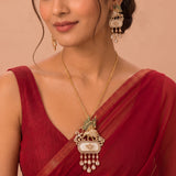 Rajsi Mayur Long Pendant Necklace - View 2