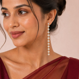 Celeste Crystal Tassel Earrings - View 2