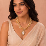 Golden Dune Turkish Designer Necklace - View 2