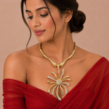 Celestial Burst Statement Collar Necklace - View 3
