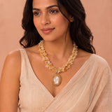 Golden Dune Turkish Designer Necklace - View 3