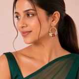 Fioritura Floral Wreath Earrings - View 3