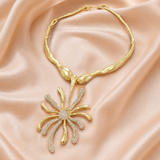 Celestial Burst Statement Collar Necklace - View 4