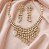 Celestia Luxe American Diamond Necklace Set - View 4