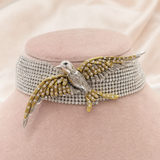 Majestic Bird Crystal Choker Necklace - View 5