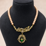 Emerald Pearl Heritage Necklace Set - View 5